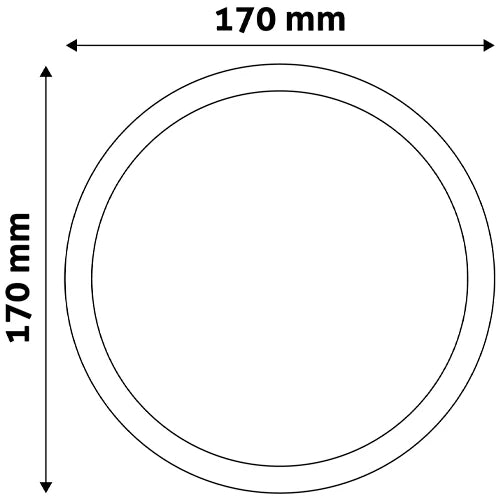LED upotettava paneeli 12W, 950lm, 3000K, IP20, 120°