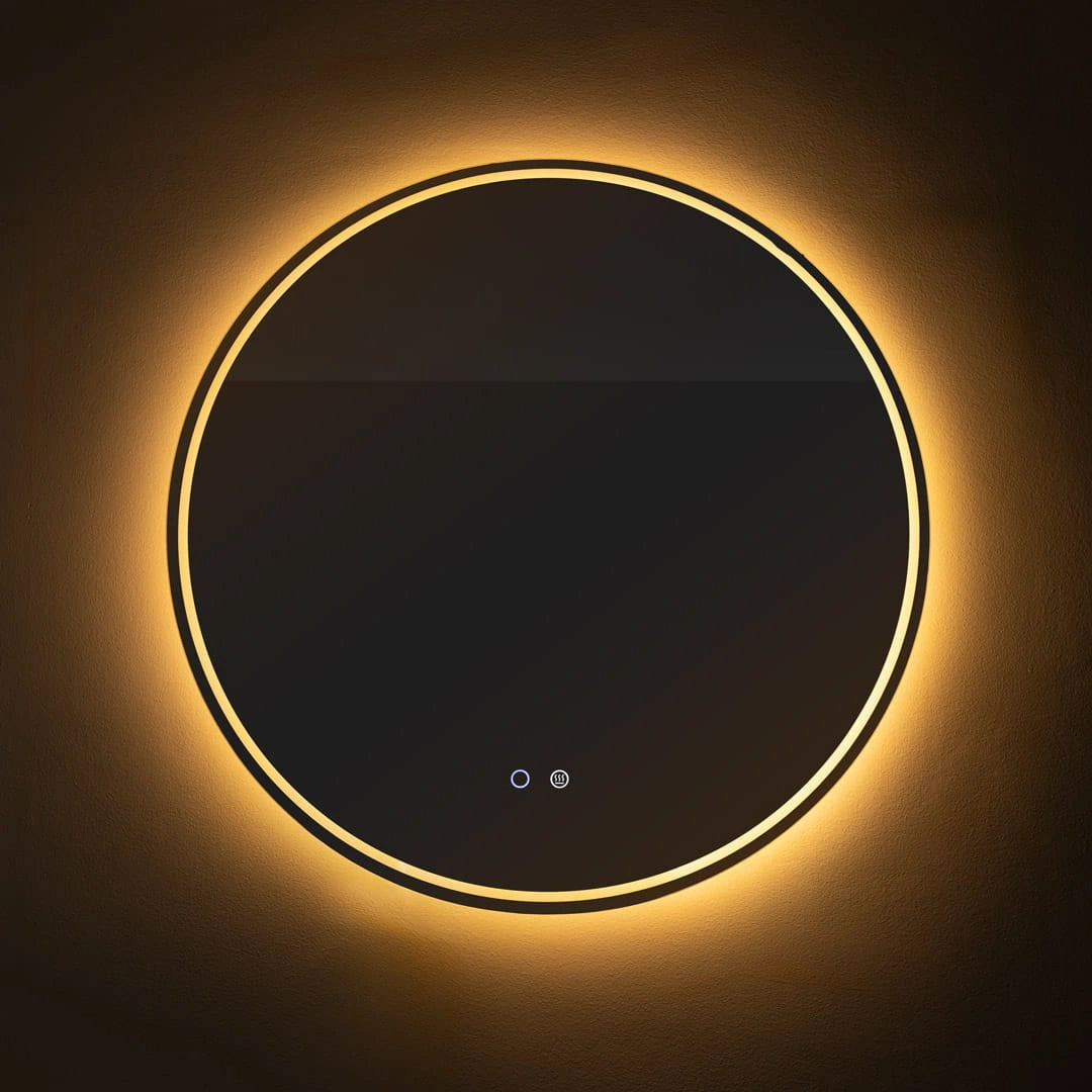 Peili LED-valaisimella ja lämmitystoiminnolla Ø 80 cm, 36W, 3CCT