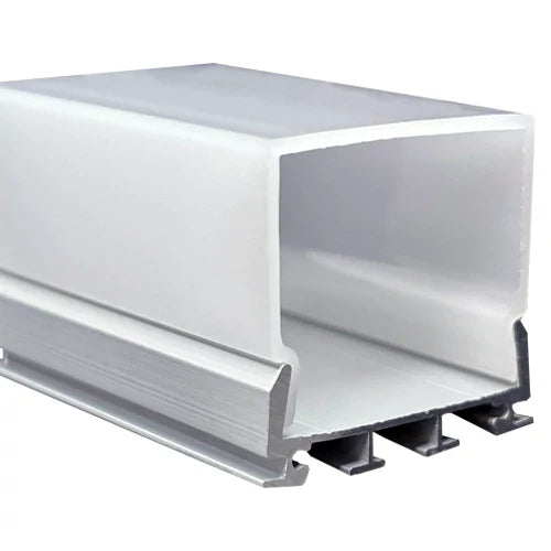Anodisoitu korkean alumiiniprofiili 1-2 LED-nauhoille HB-26X23