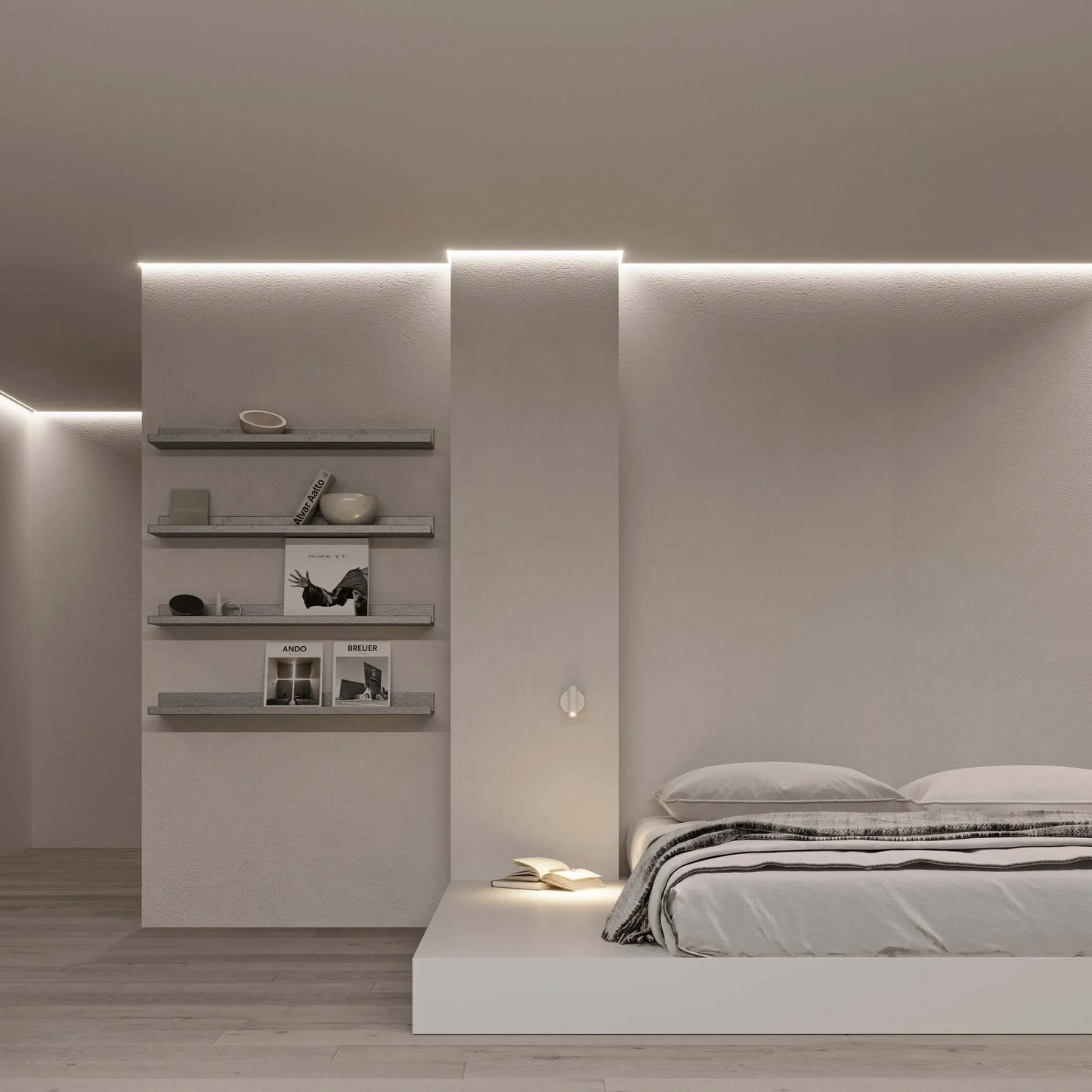 Kattovalon 3m profiili LED-valaistukseen
