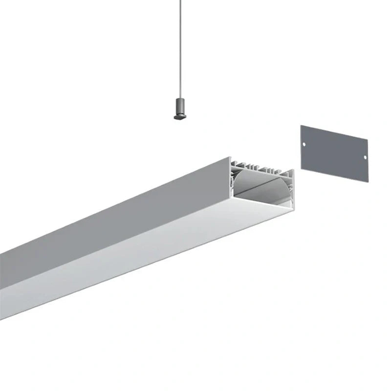 Anodisoitu alumiiniprofiili 1-5 LED-nauhoille HB-70X35