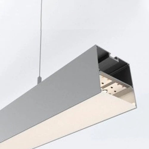 Anodisoitu korkea alumiiniprofiili 1-4 LED-nauhoille HB-75X50