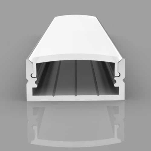 Anodisoitu alumiiniprofiili 1-2 LED-nauhoille HB-24X10