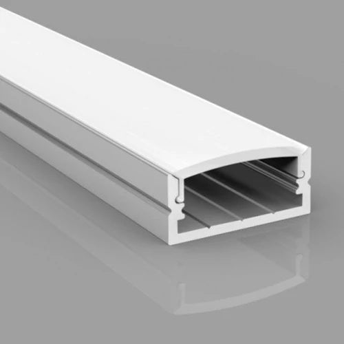 Anodisoitu alumiiniprofiili 1-2 LED-nauhoille HB-24X10