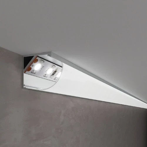 Kulma anodisoitu alumiiniprofiili LED-nauhalle HB-15.8X15.8CM