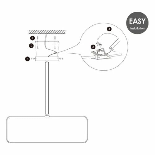 LED Riippuvalaisin QUAD