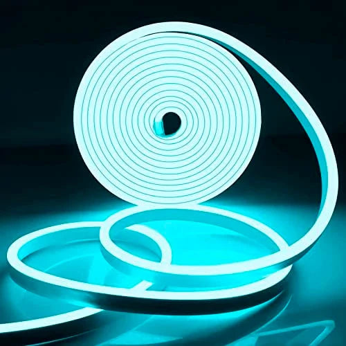 LED Neonauha 12V, kylmä sininen, IP67, 5m, 6x12mm, NEON FLEX