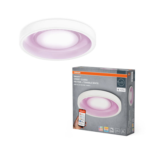 Älykäs LED-valaisin 32W, RGB+TW, 4200Lm, IP20, SMART+ Wifi Orbis Claria