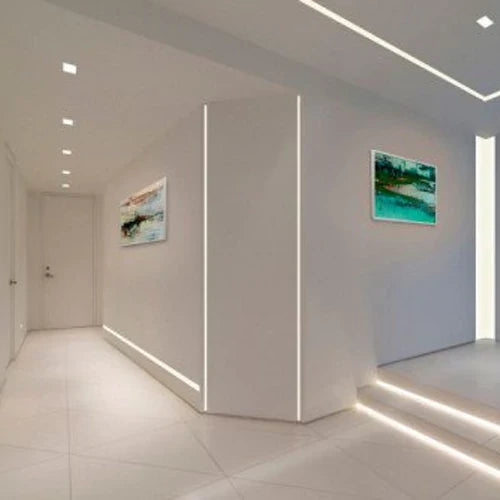 Ulkokulma anodisoitu alumiiniprofiili LED-nauhalle HB-50X22WC
