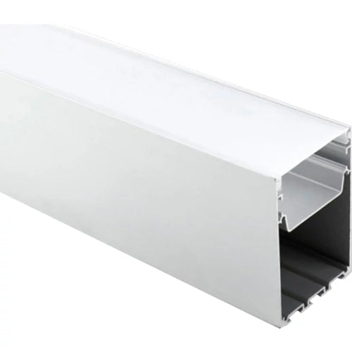 Anodisoitu korkea alumiiniprofiili 1-4 LED-nauhoille HB-75X50