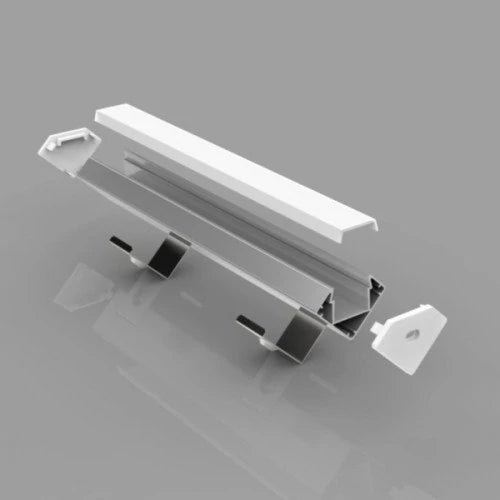 Kulma anodisoitu alumiiniprofiili LED-nauhalle HB-19X19