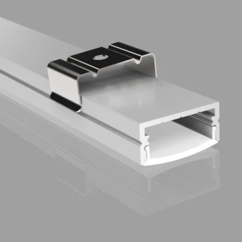 Anodisoitu alumiiniprofiili 1-2 LED-nauhoille HB-24X10