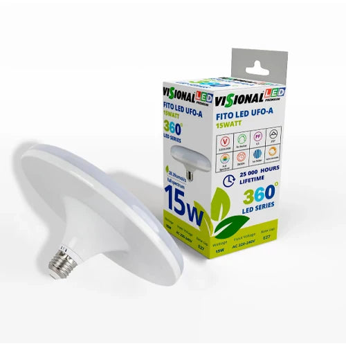 LED Fito lamppu UFO kasveille 15W