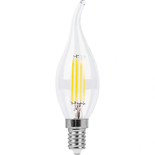 LED Filamenttivalo E14, C35T, 4W, 520lm, 3000K, 360°