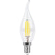 LED Filamenttivalo E14, C35T, 4W, 520lm, 3000K, 360°
