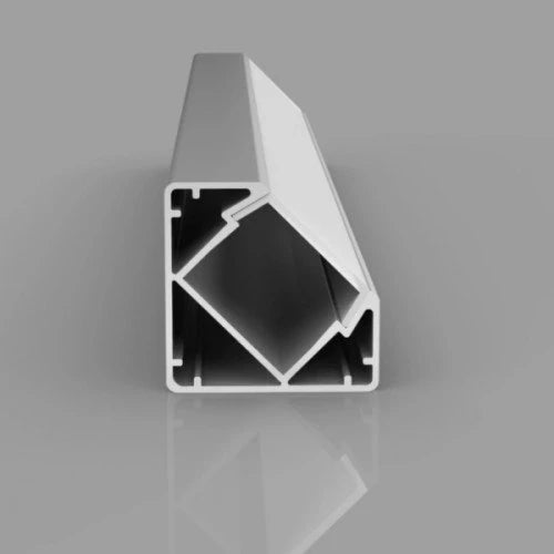 Kulma anodisoitu alumiiniprofiili LED-nauhalle HB-19X19