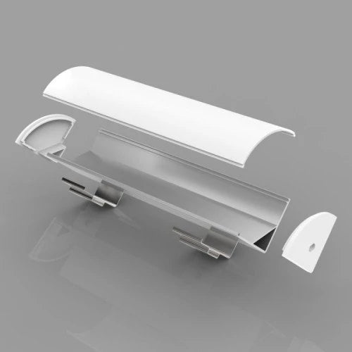 Kulma anodisoitu alumiiniprofiili LED-nauhalle HB-15.8X15.8CM