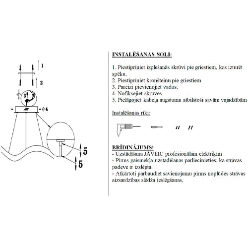 Riippuvalaisin SATURNO CONVESSO