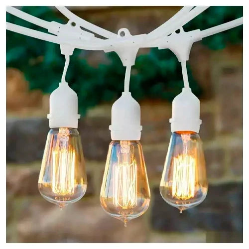 LED ulkovalaisin 5m valosarja E27 lampuille