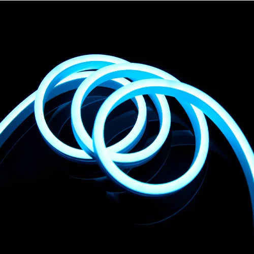 LED Neonauha 12V, kylmä sininen, IP67, 5m, 6x12mm, NEON FLEX