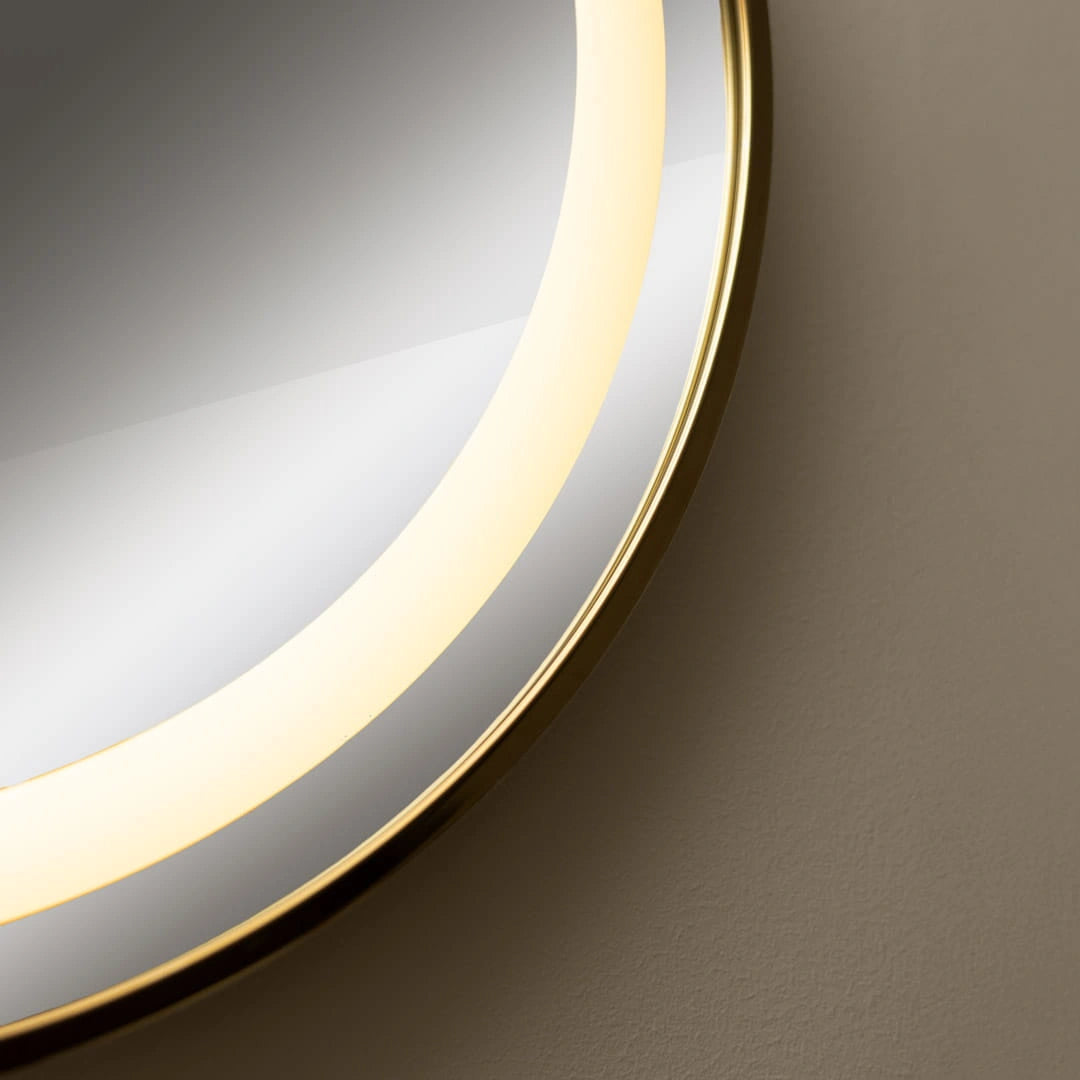 Peili LED-valaisimella Ø 60 cm, 24W, 3CCT