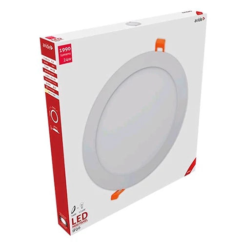 LED upotettava paneeli 24W, 1990lm, 3000K, IP20, 120°