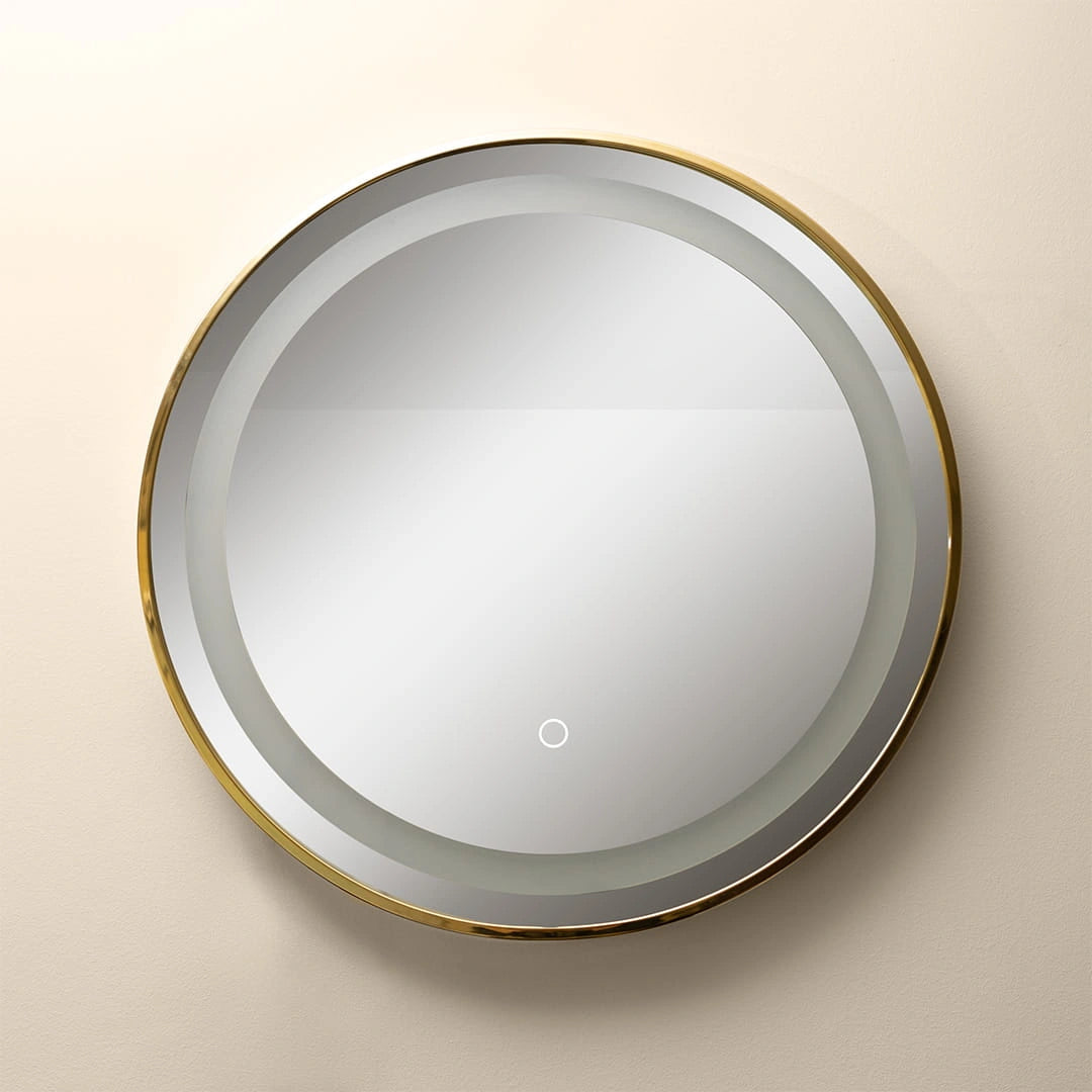 Peili LED-valaisimella Ø 60 cm, 24W, 3CCT