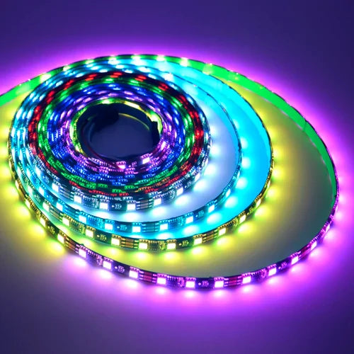 Osoite LED-nauha WS2811, digitaalinen RGB, IP20, 12V, 14W
