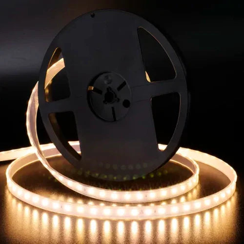 Korkeajännite 220V LED-nauha IP67, lämmin valkoinen, 8W