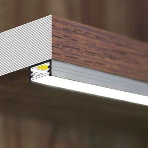 Anodisoitu alumiiniprofiili LED-nauhalle HB-17.4X7BC