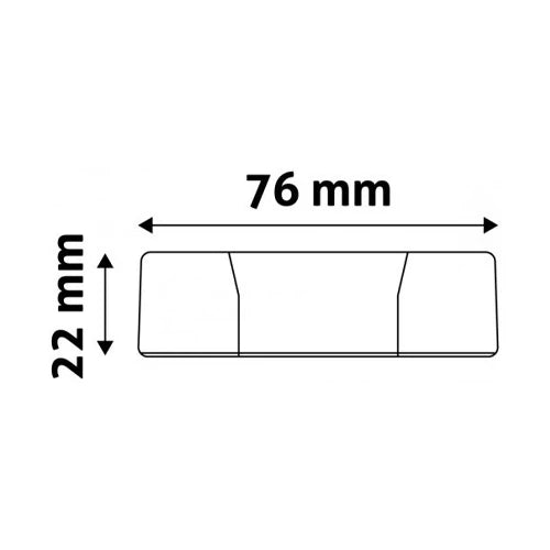 LED upotettava paneeli 24W, 2000lm, 4000K, IP20, 120°