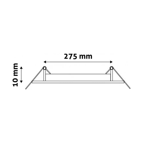 LED upotettava paneeli 24W, 2000lm, 4000K, IP20, 120°