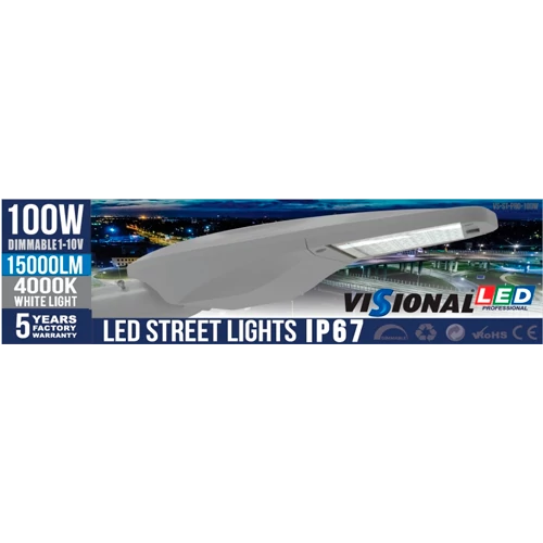 LED katuvalaisin 100W 4000K