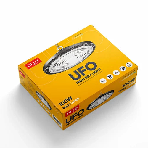 LED teollinen 100W valaisin UFO 15000lm, 4000K, IP65 Exclusive+
