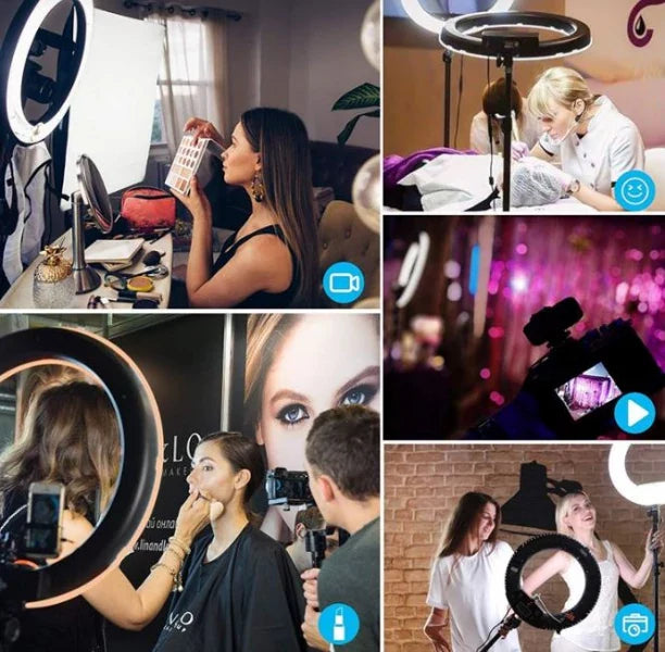 LED Selfie-valo 20W säädettävällä jalustalla