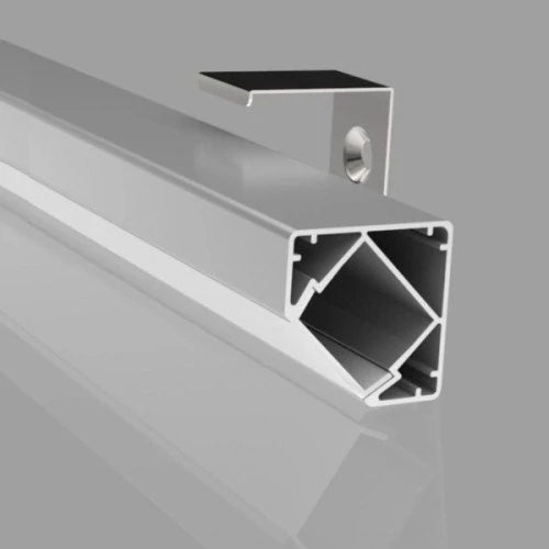 Kulma anodisoitu alumiiniprofiili LED-nauhalle HB-19X19