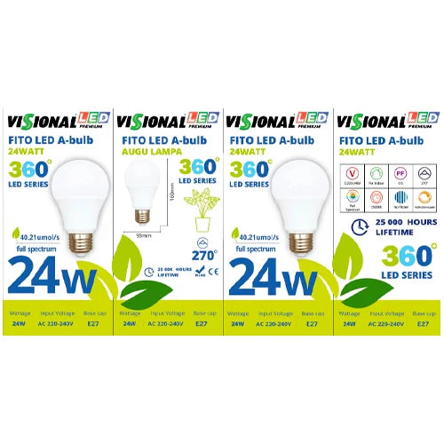 LED Fito lamppu kasveille 24W