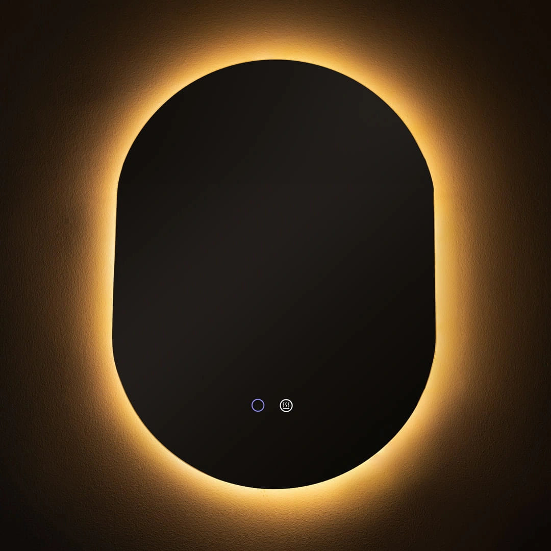 Peili LED-valaistuksella ja lämmitysfunktiolla 70x50 cm, 24W, 3CCT