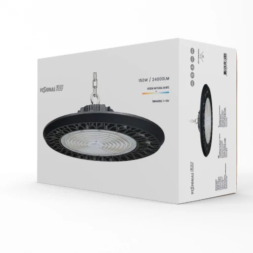 LED teollinen 150W valaisin UFO 24000lm, 4000K, IP66 Professional