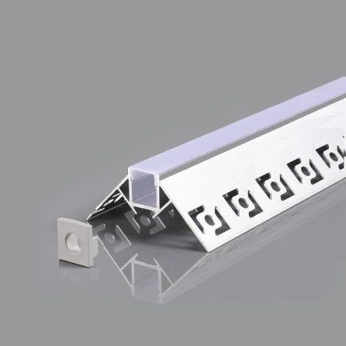 Ulkokulma anodisoitu alumiiniprofiili LED-nauhalle HB-50X22WC