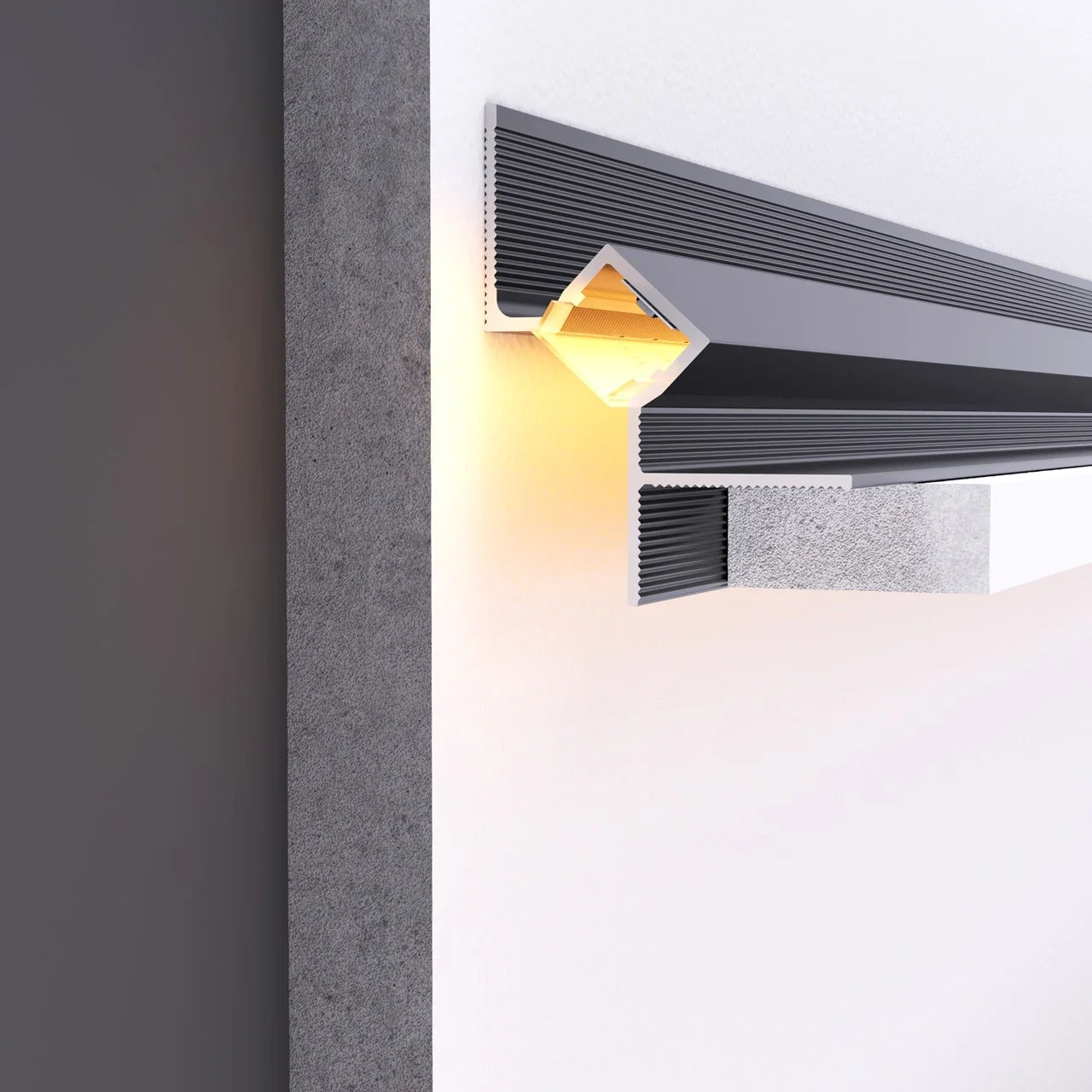 Kattovalon 3m profiili LED-valaistukseen