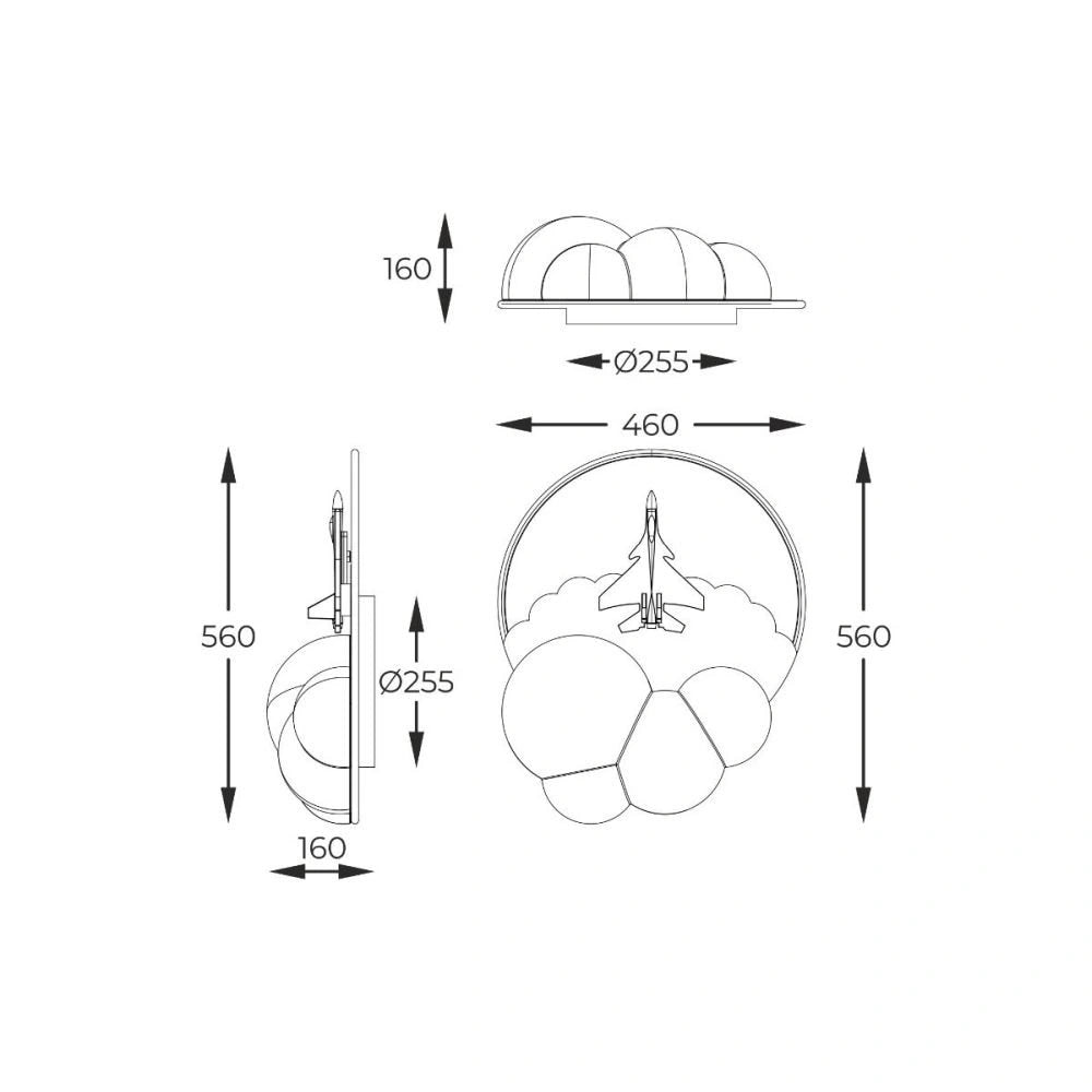 LED Kattovalaisin FOCUS, 37W, 4100Lm, 2700-6000K