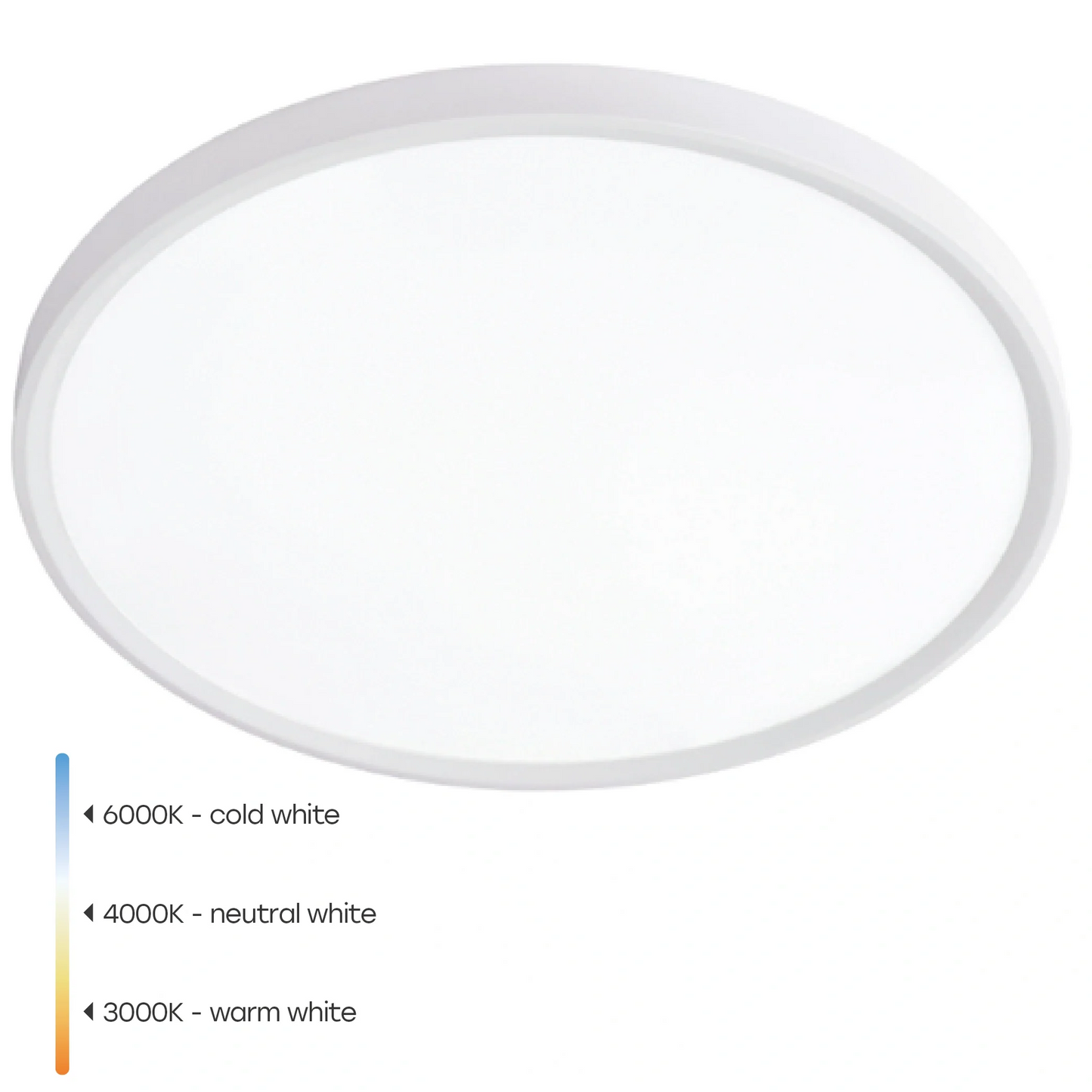 LED Vesitiivis valaisin 18W, 3CCT, 2160Lm, IP44, Ø 230 x 25 mm